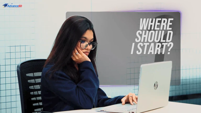 Online video commercial featuring a presenter